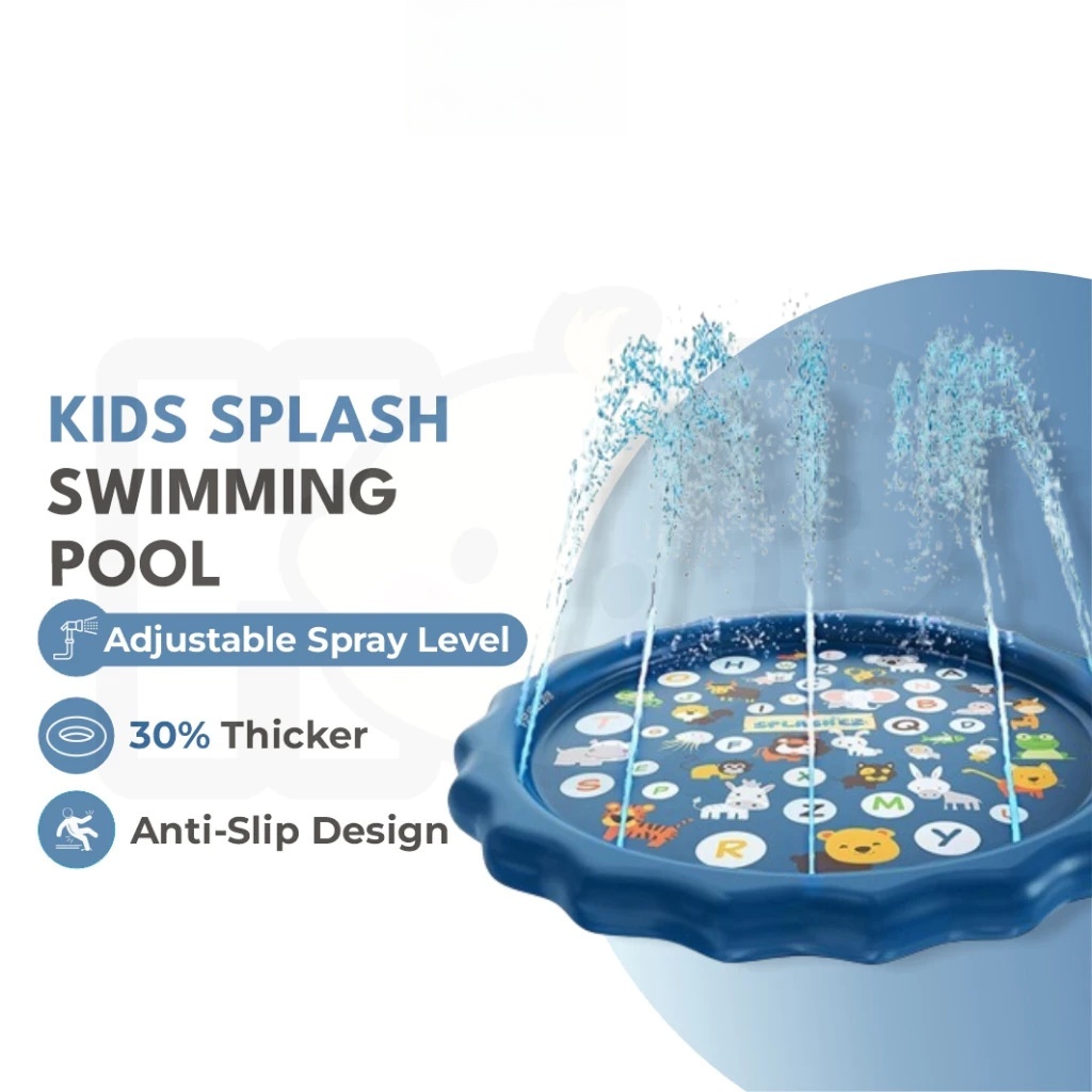 Kids Outdoor Water Sprinkler - 100/170cm Outdoor Kids Sprinkler Play Pad