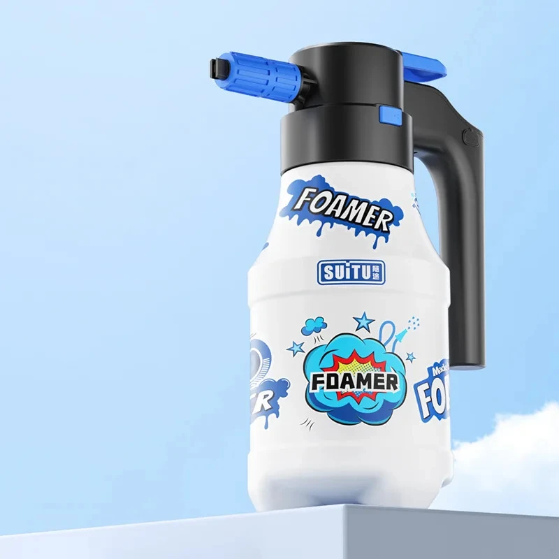 Kids Outdoor Water Sprinkler - Automotive Air Pressure Sprayer Foam Pot