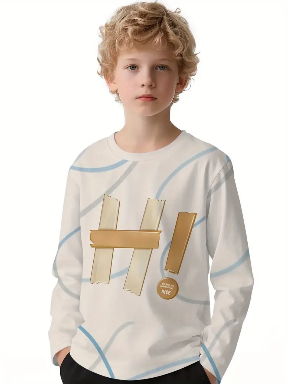 Kids Outdoor Clothing - Simple Boy's T-Shirt Classic 3D Print