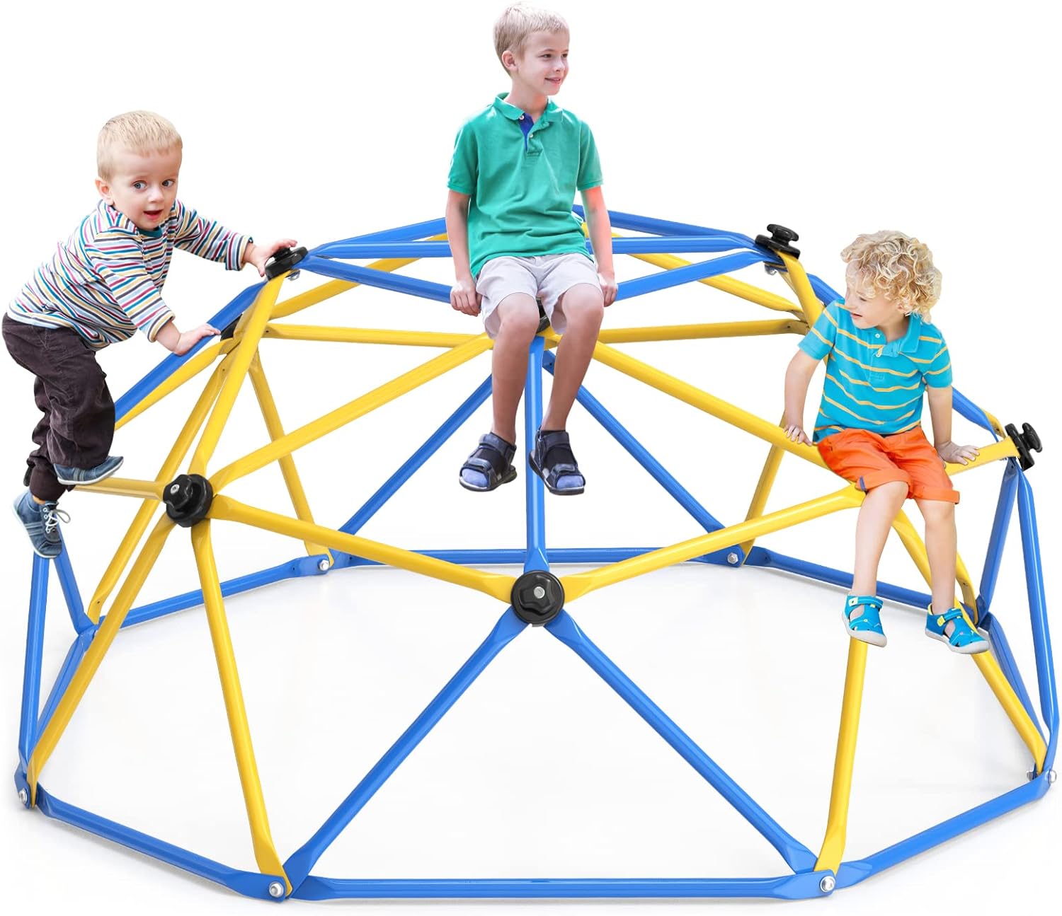 Kids Outdoor Climbing Dome - Climbing Dome, Upgraded 6FT Geometric Dome