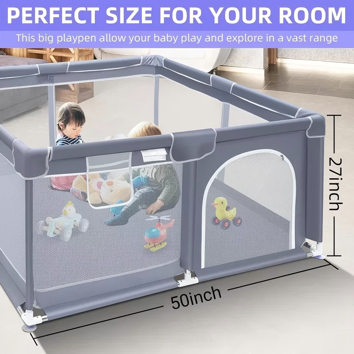 Baby Playpen, Extra Large Play - Kids Outdoor Fence recensie en prijs