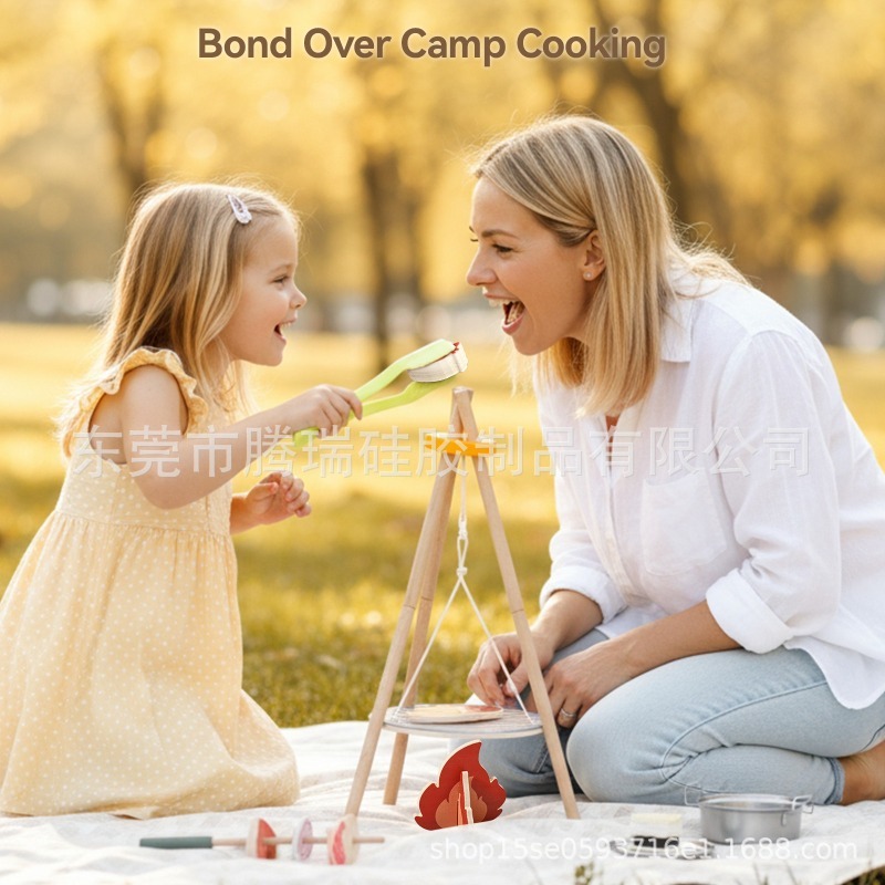 Wooden Outdoor Campfire BBQ Gr - Kids Outdoor Kitchen Set recensie en prijs