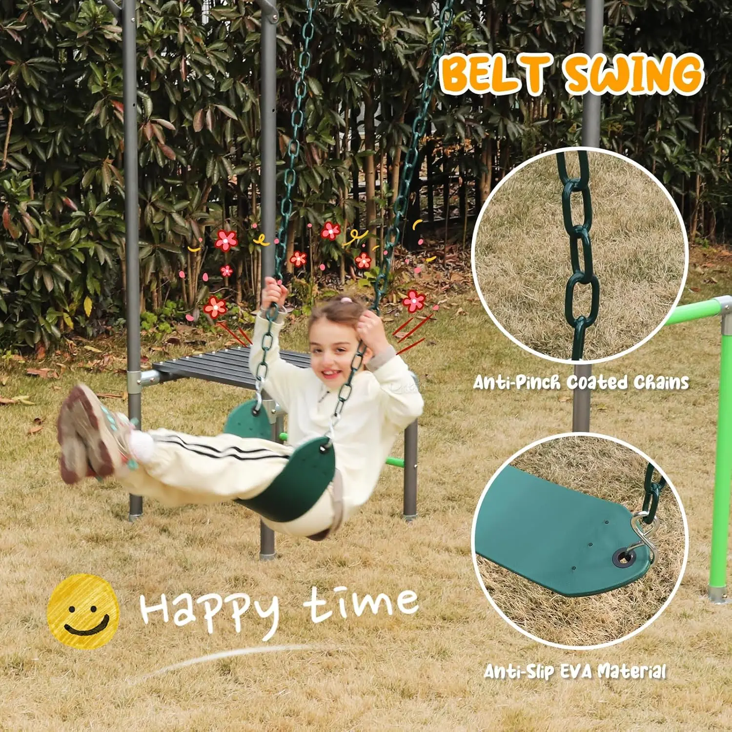 Outdoor Jungle Gym with Monkey - Kids Outdoor Monkey Bar Set recensie en prijs