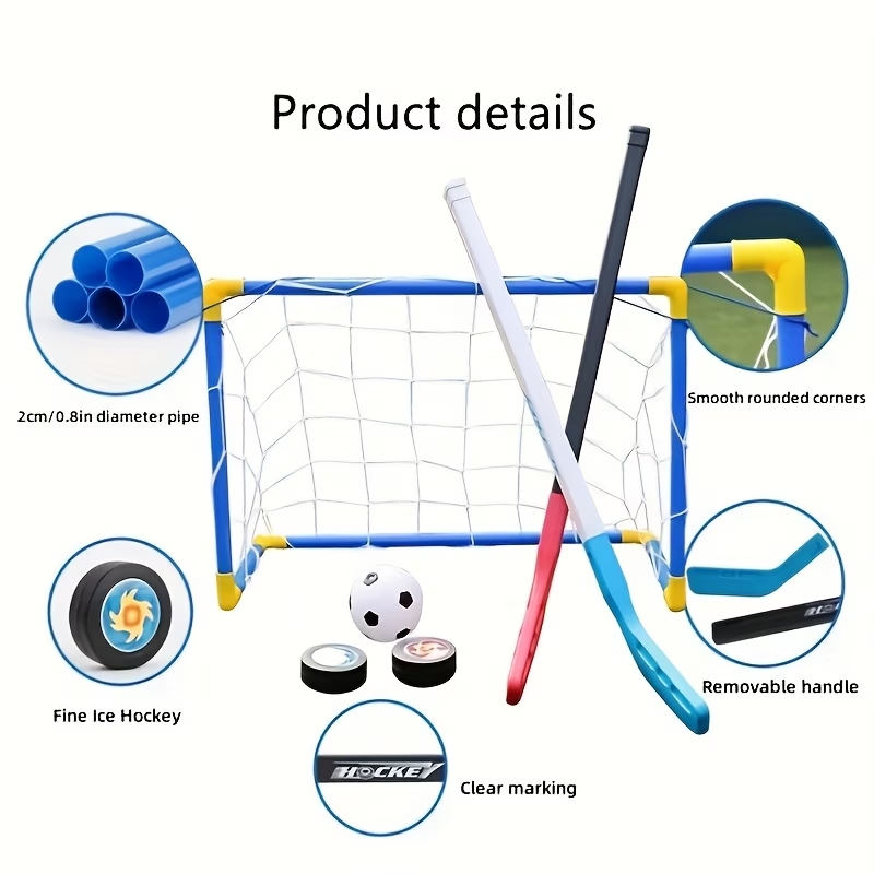2 in 1 Kids Hockey & Soccer Go - Kids Outdoor Hockey Set recensie en prijs