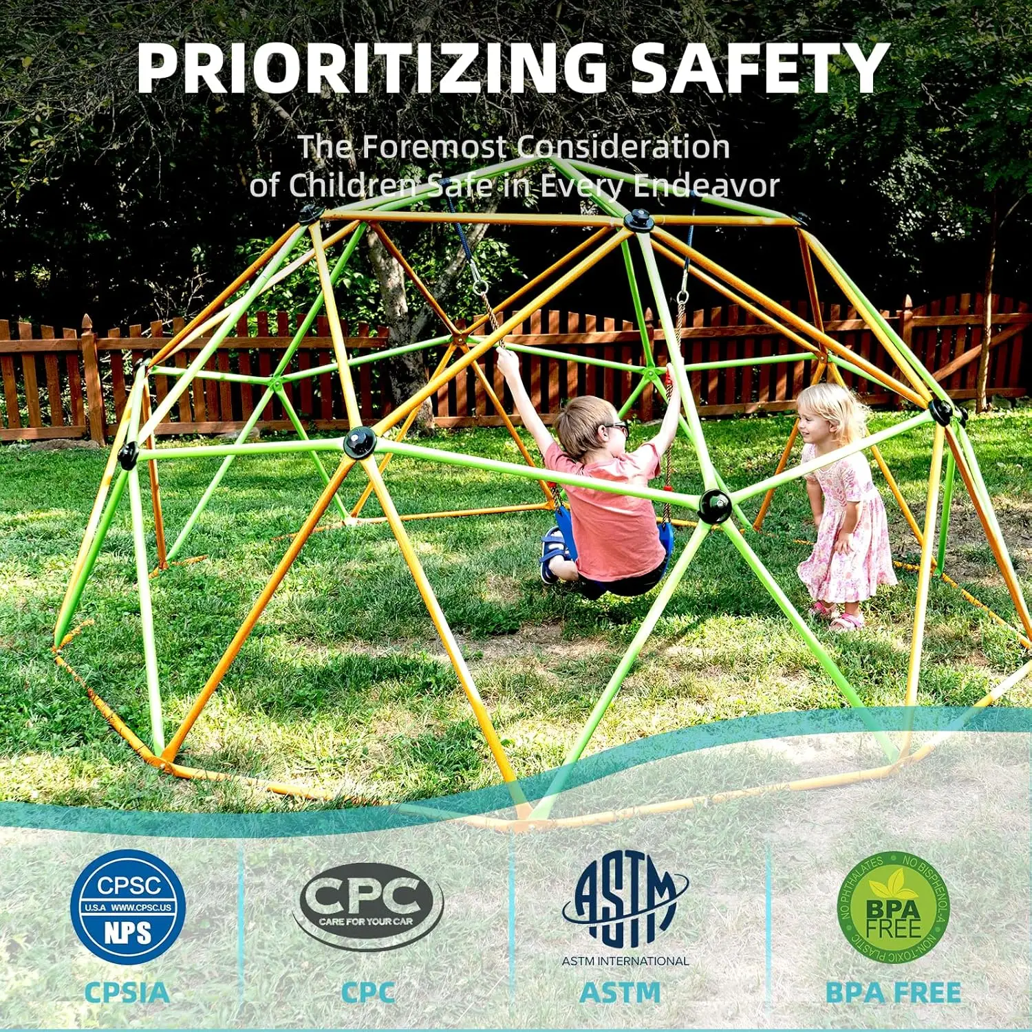 Climbing Dome, 10FT Jungle Gym - Kids Outdoor Climbing Dome recensie en prijs