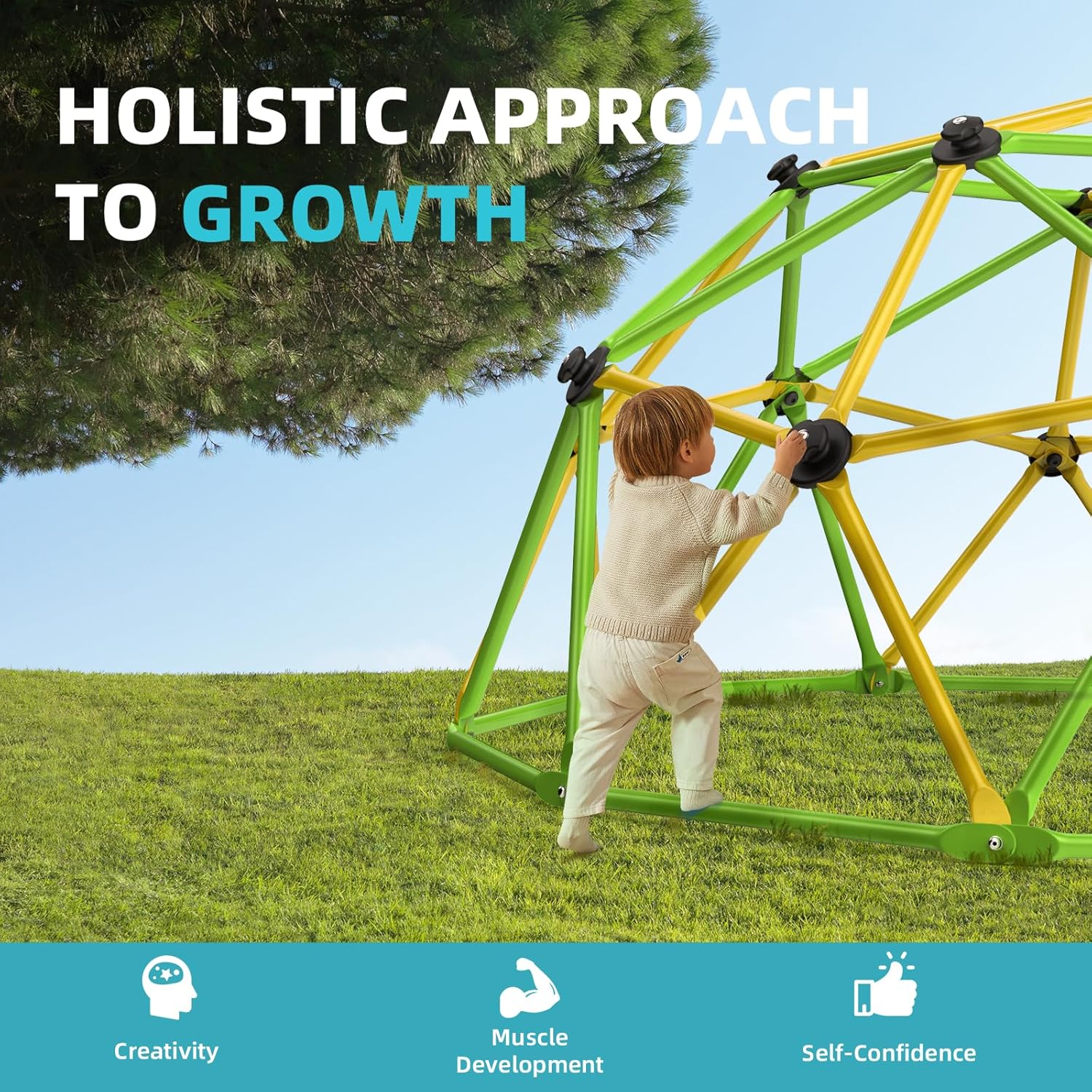 Climbing Dome, 10FT Jungle Gym - Kids Outdoor Climbing Dome recensie en prijs
