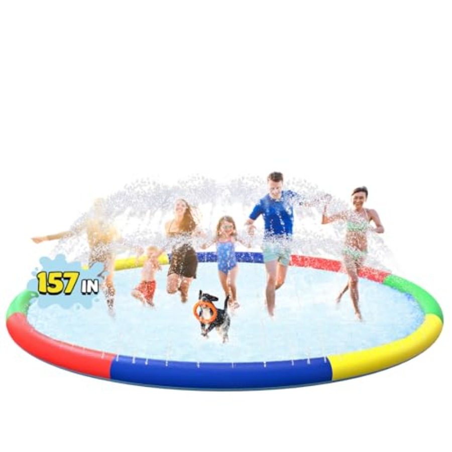 3 FT Large Splash Pad for Ages - Kids Outdoor Water Sprinkler recensie en prijs