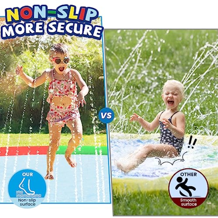 3 FT Large Splash Pad for Ages - Kids Outdoor Water Sprinkler recensie en prijs