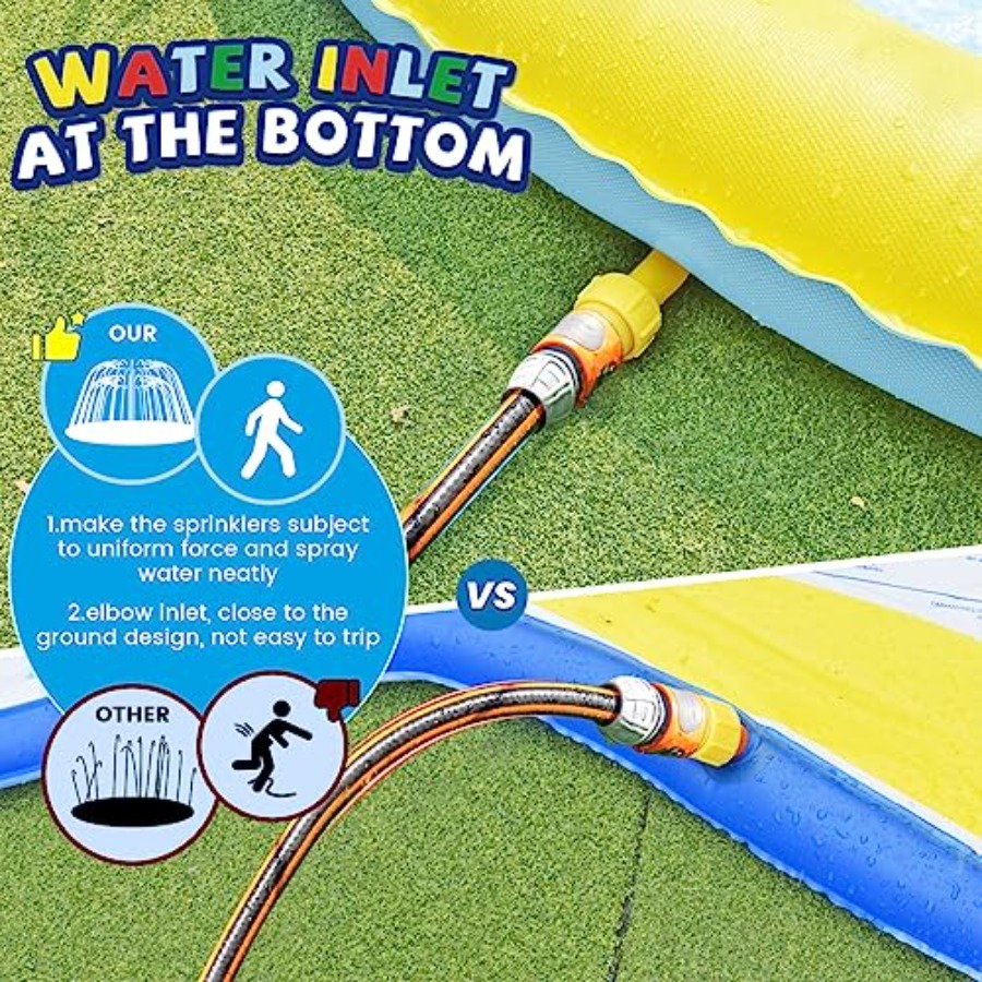 3 FT Large Splash Pad for Ages - Kids Outdoor Water Sprinkler recensie en prijs