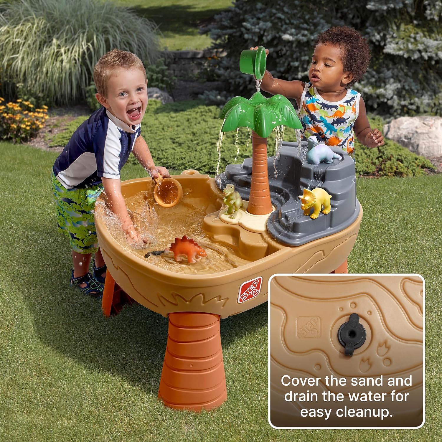 Dino Dig Sand And Water Table, - Kids Outdoor Sensory Table recensie en prijs