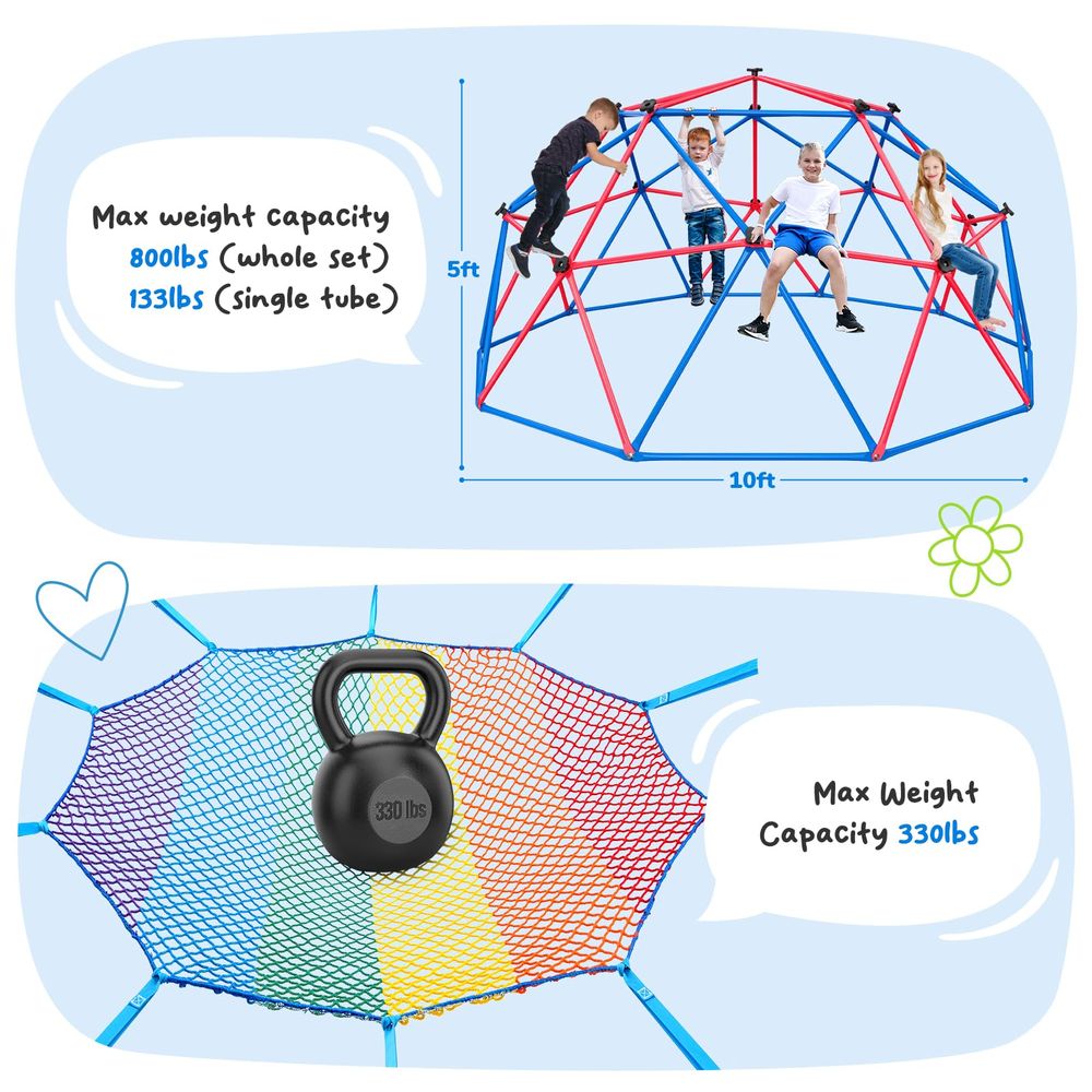 Climbing Dome with Climbing Ca - Kids Outdoor Climbing Dome recensie en prijs