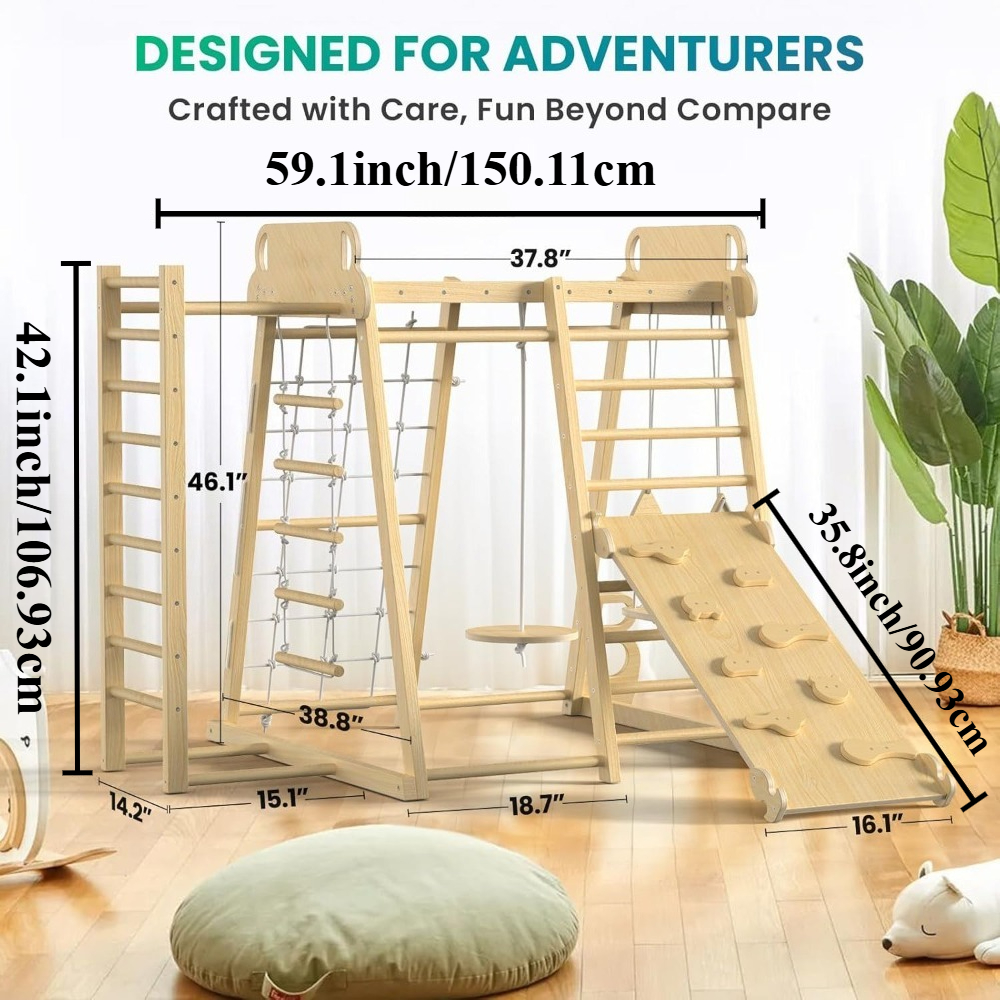 Indoor Jungle Gym 9-in-1 Playg - Kids Outdoor Gym recensie en prijs