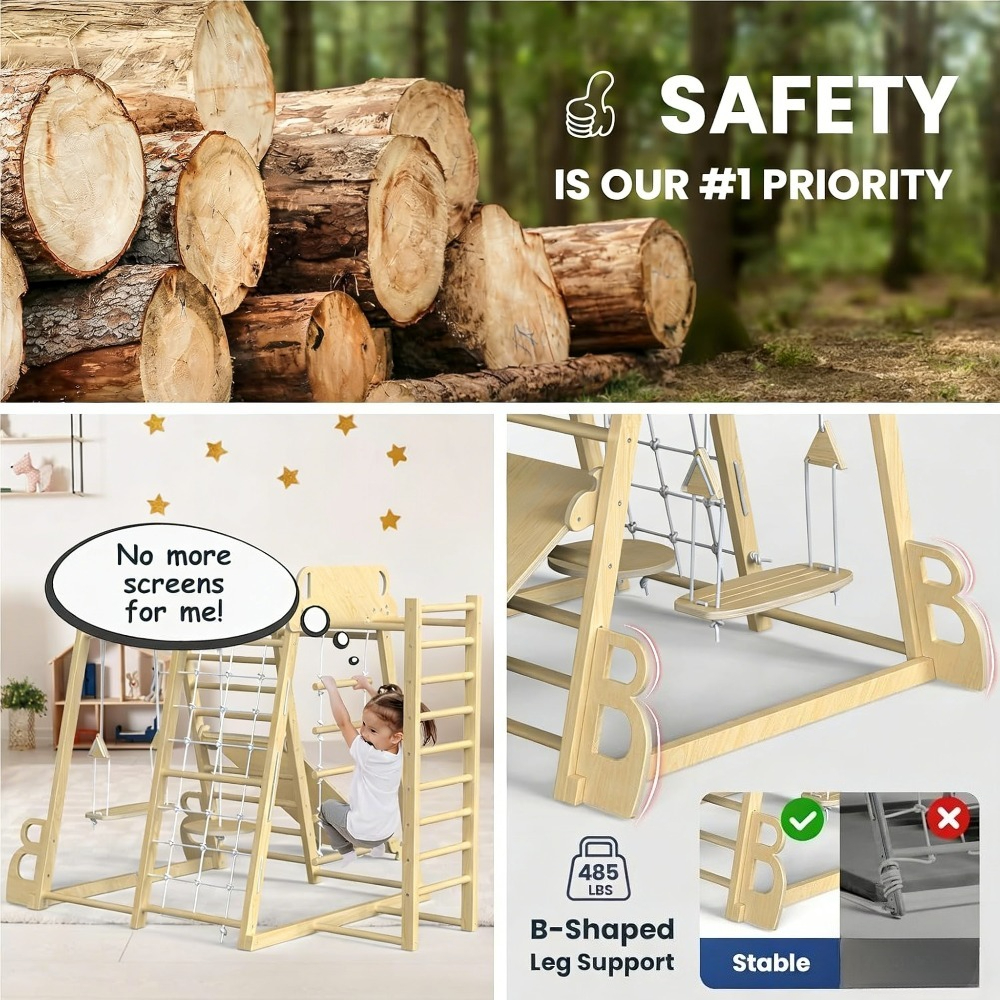 Indoor Jungle Gym 9-in-1 Playg - Kids Outdoor Gym recensie en prijs