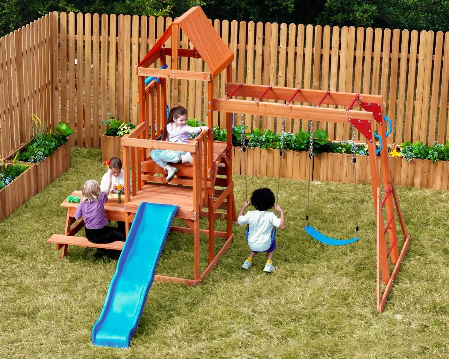 Hot-sellingDolphin Playground  - Kids Outdoor Monkey Bar Set recensie en prijs