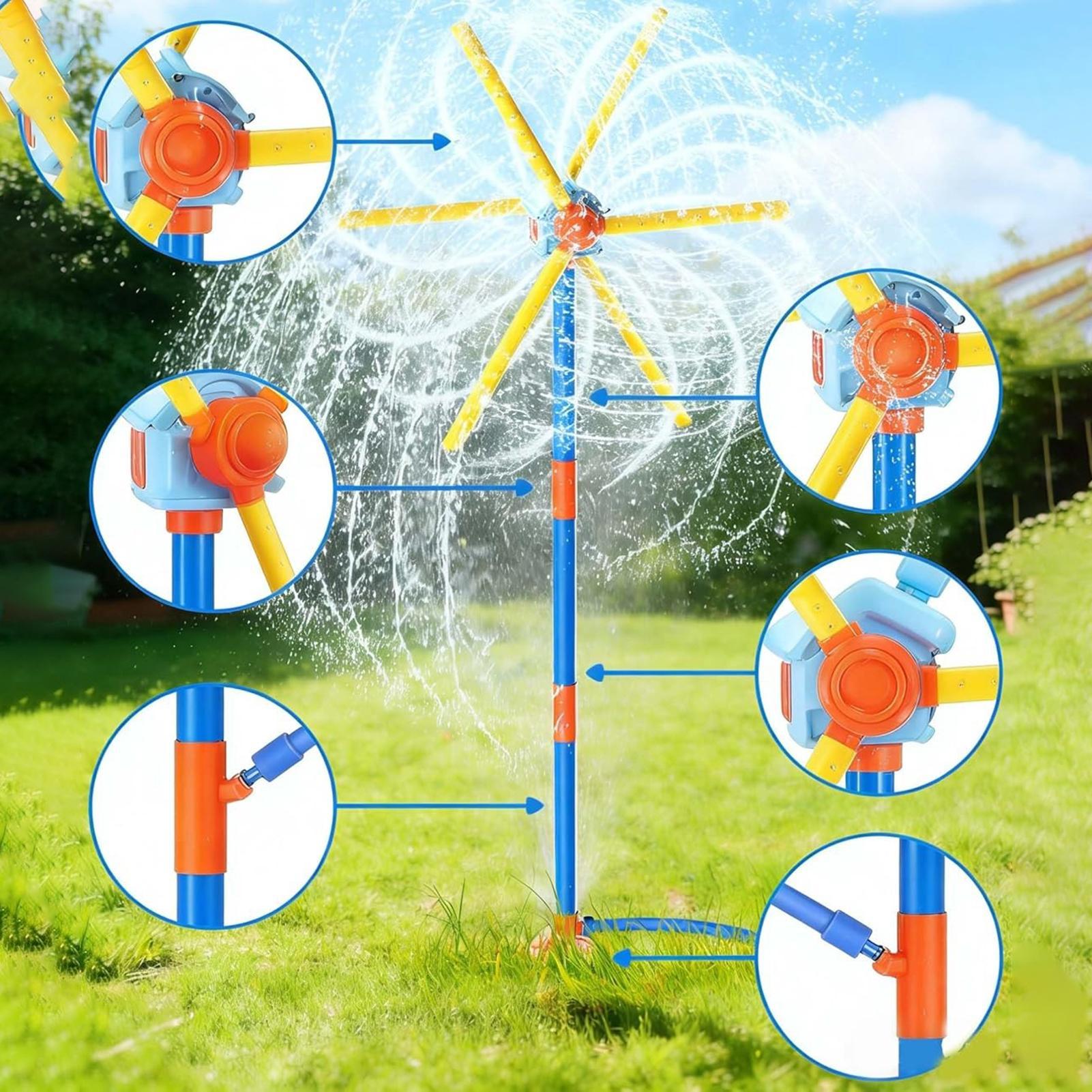 Kids Sprinkler Windmill Fun Sp - Kids Outdoor Water Park recensie en prijs