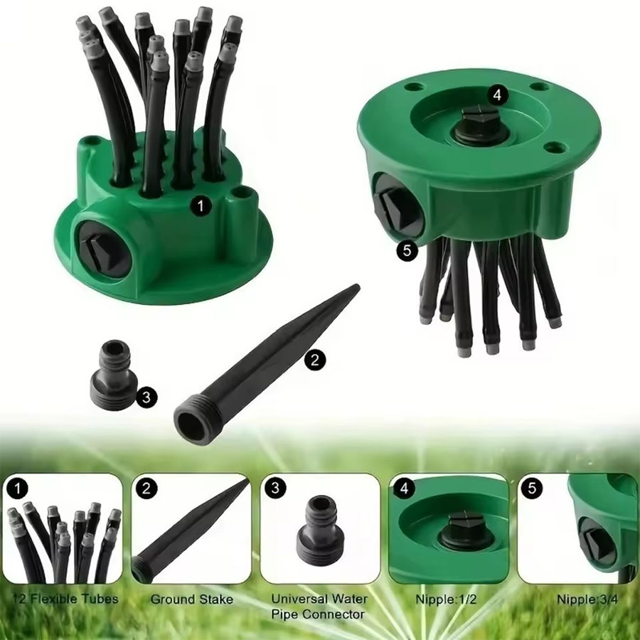 360° Automatic Rotating Garden - Kids Outdoor Water Sprinkler recensie en prijs