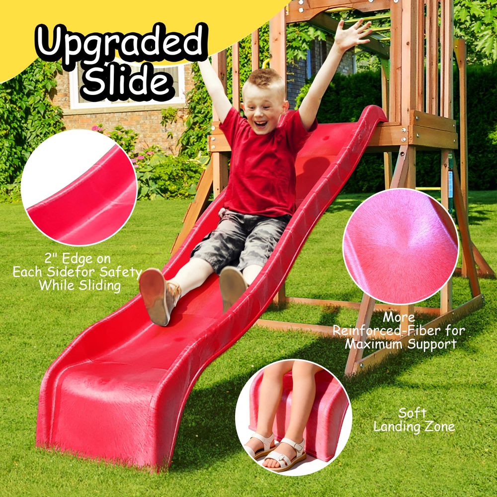 Wooden Swing Sets for Backyard - Kids Outdoor Monkey Bar Set recensie en prijs