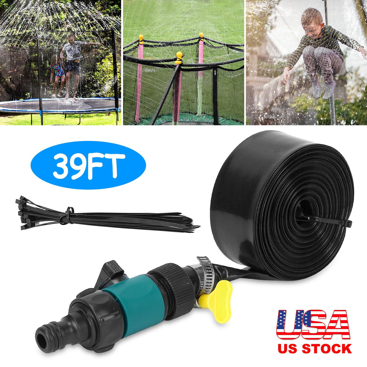 Lake Forest Upgraded Trampolin - Kids Outdoor Water Sprinkler recensie en prijs