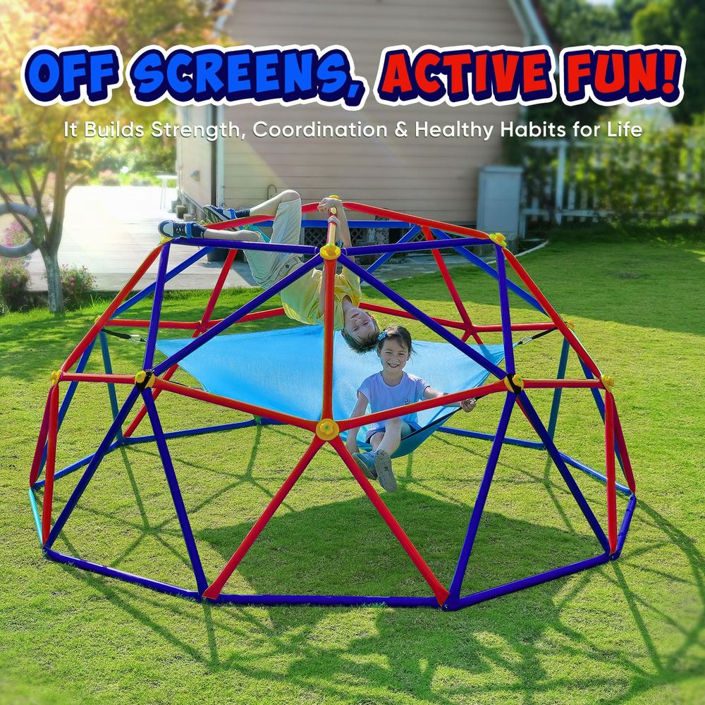 Climbing Dome with Hammock, Su - Kids Outdoor Climbing Dome recensie en prijs