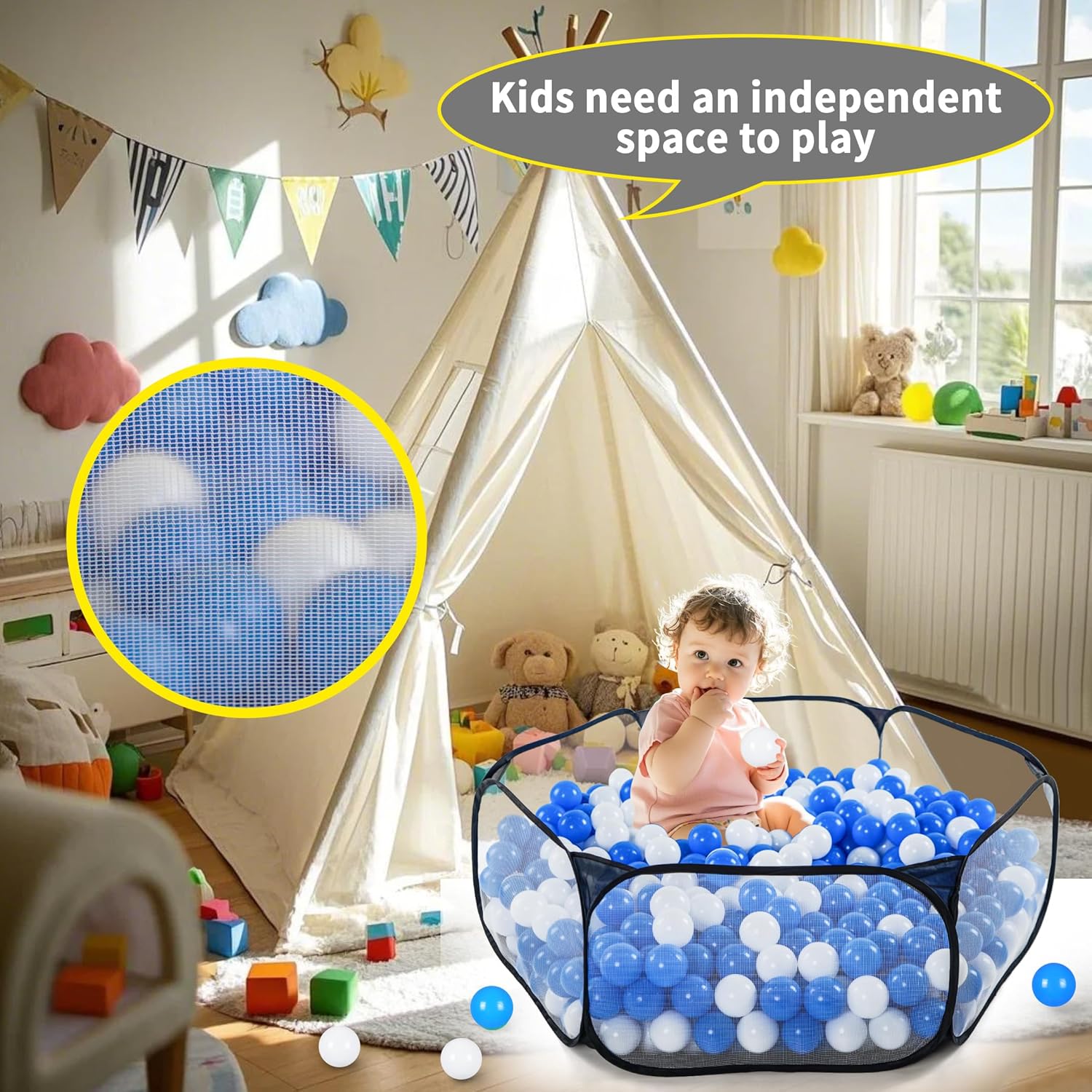 Kids Ball Pit Play Tent, Child - Kids Outdoor Fence recensie en prijs