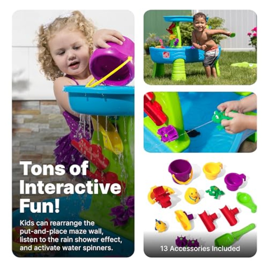 Rain Showers Splash Pond Water - Kids Outdoor Sensory Table recensie en prijs