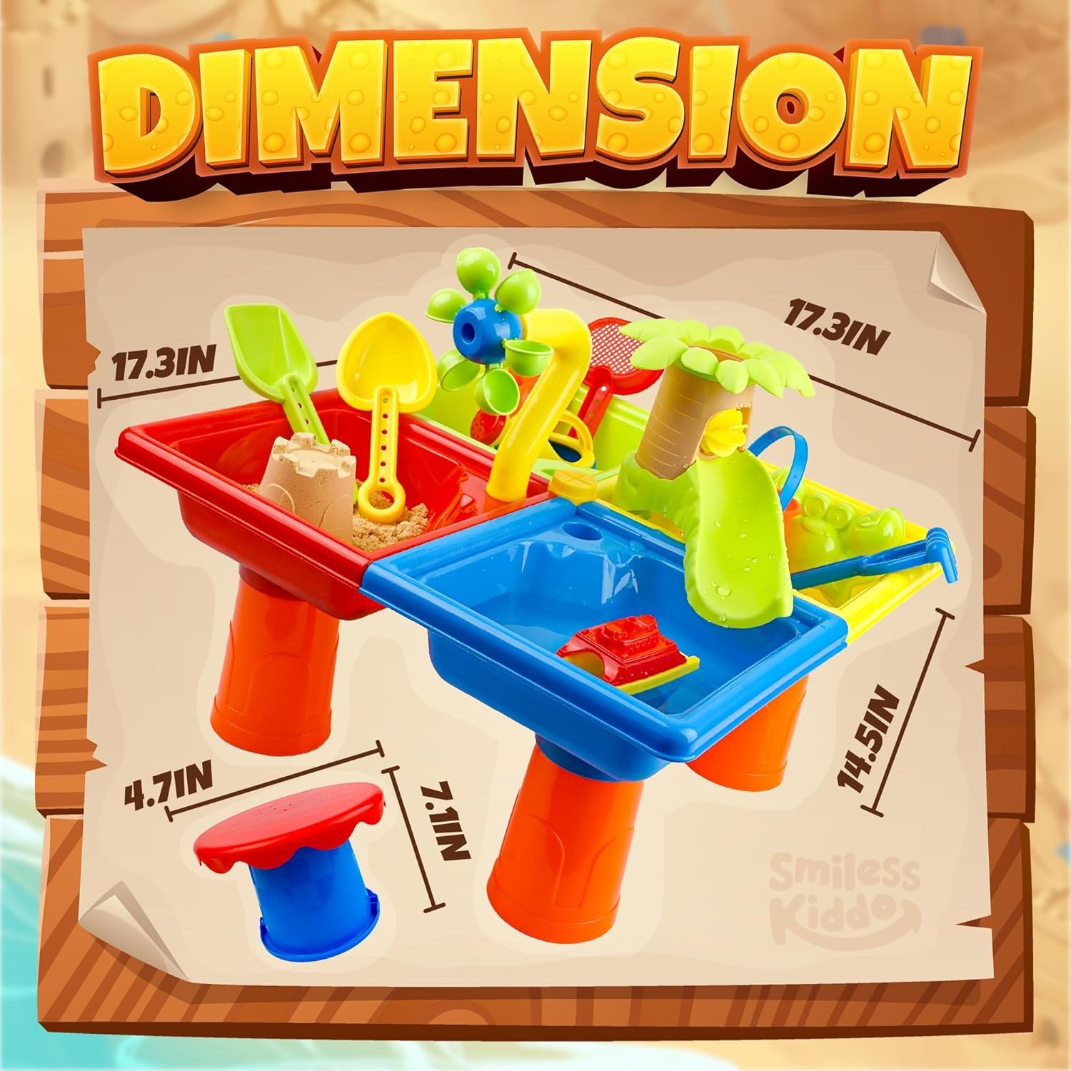 25 Pcs Summer Water Table for  - Kids Outdoor Sensory Table recensie en prijs