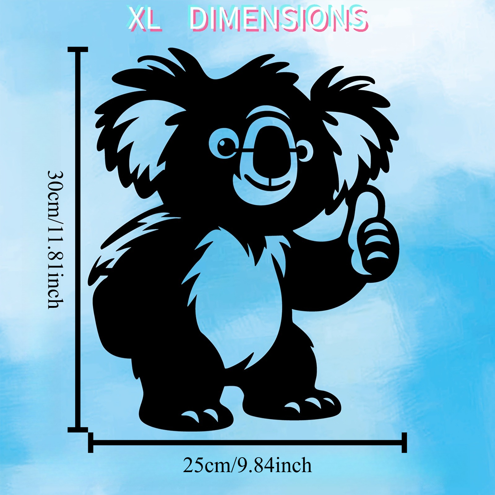 1PC Cute Koala Aluminum Metal  - Kids Outdoor Fence recensie en prijs