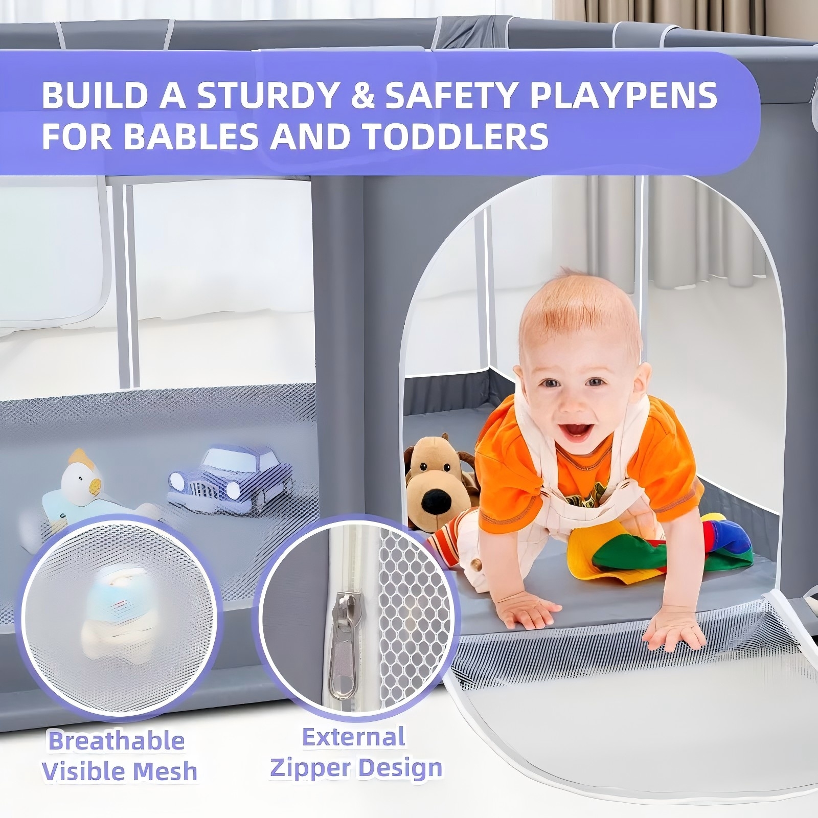 Baby Playpen, Extra Large Play - Kids Outdoor Fence recensie en prijs