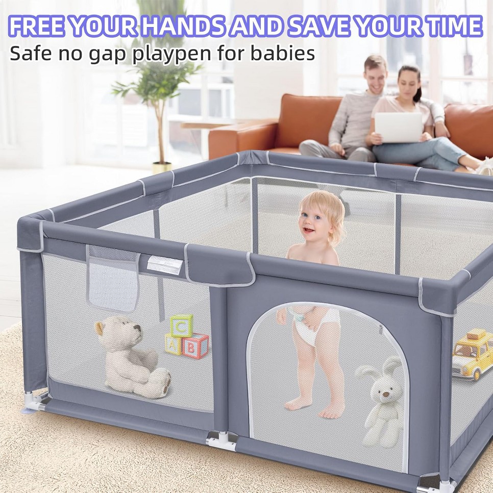 Baby Playpen, Extra Large Play - Kids Outdoor Fence recensie en prijs