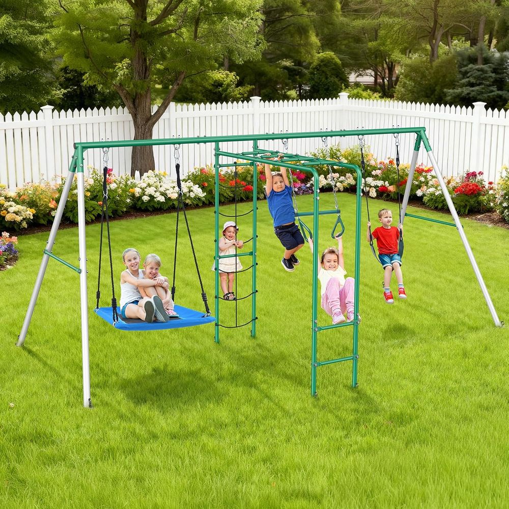 Swing Sets or Backyard with Mo - Kids Outdoor Monkey Bar Set recensie en prijs