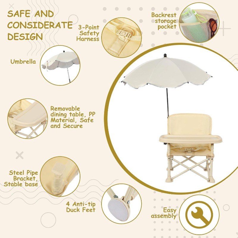 Baby Outdoor Beach Chair with  - Kids Outdoor Dining Table recensie en prijs