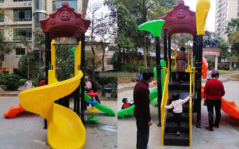 Outdoor Playground Plastic Sli - Kids Outdoor Area recensie en prijs