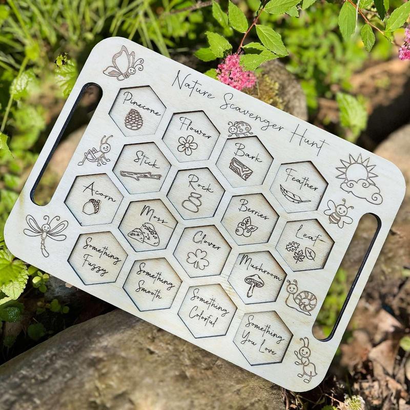 Scavenger Board For Kids Woode - Kids Outdoor Scavenger Hunt recensie en prijs