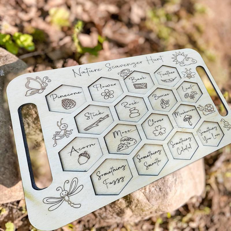 Scavenger Board For Kids Woode - Kids Outdoor Scavenger Hunt recensie en prijs