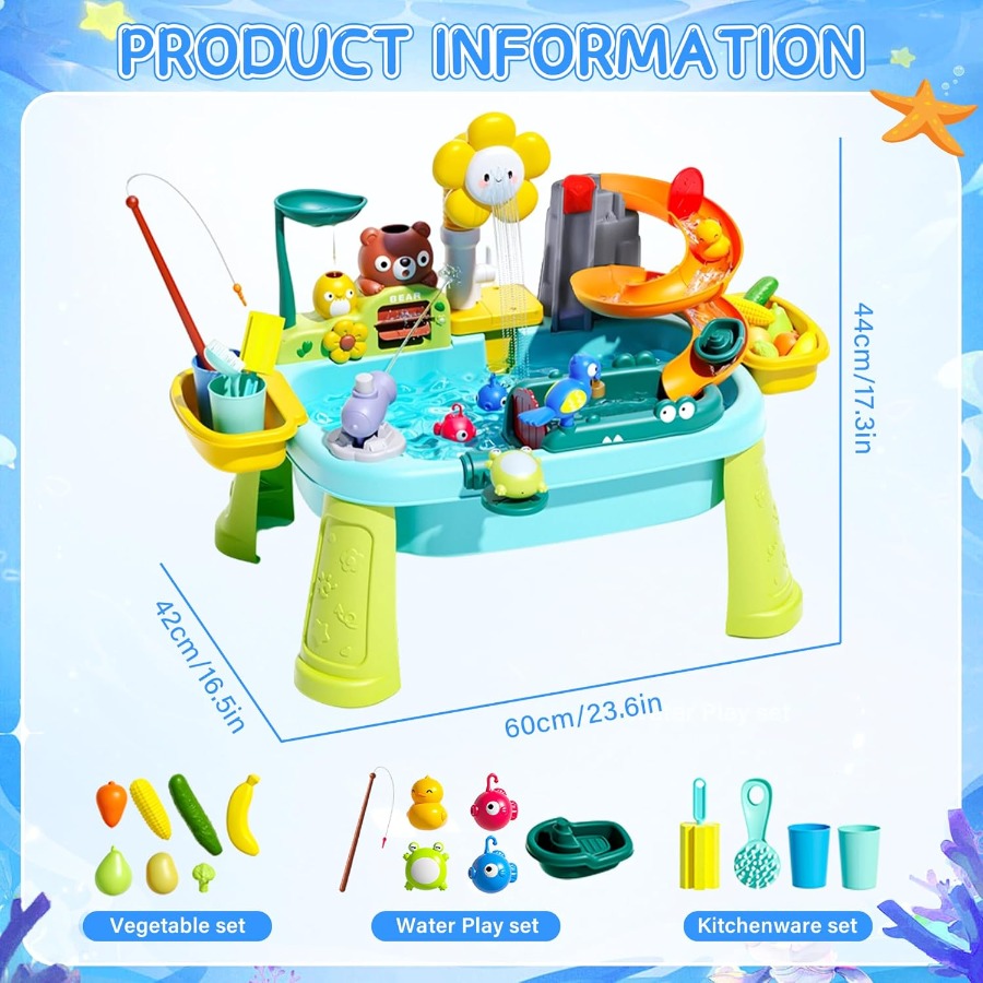 Water Table for Kids Ages 3+ w - Kids Outdoor Sensory Table recensie en prijs