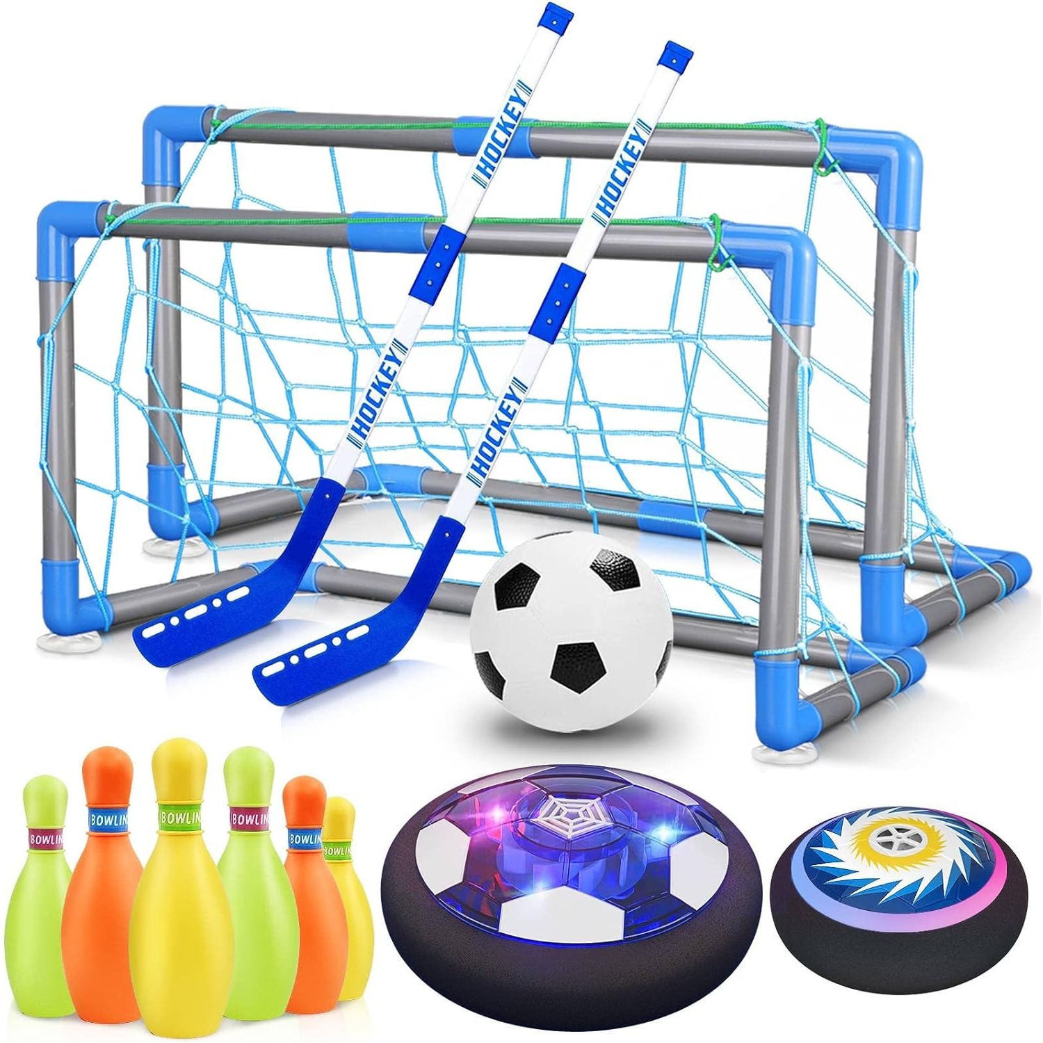 3-in-1 Hover Soccer Ball Hocke - Kids Outdoor Hockey Set recensie en prijs