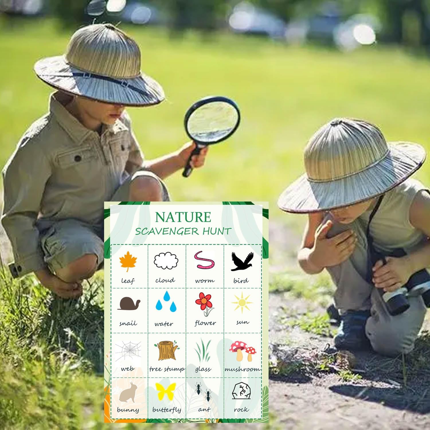 Nature Scavenger Hunt Cards Na - Kids Outdoor Scavenger Hunt recensie en prijs