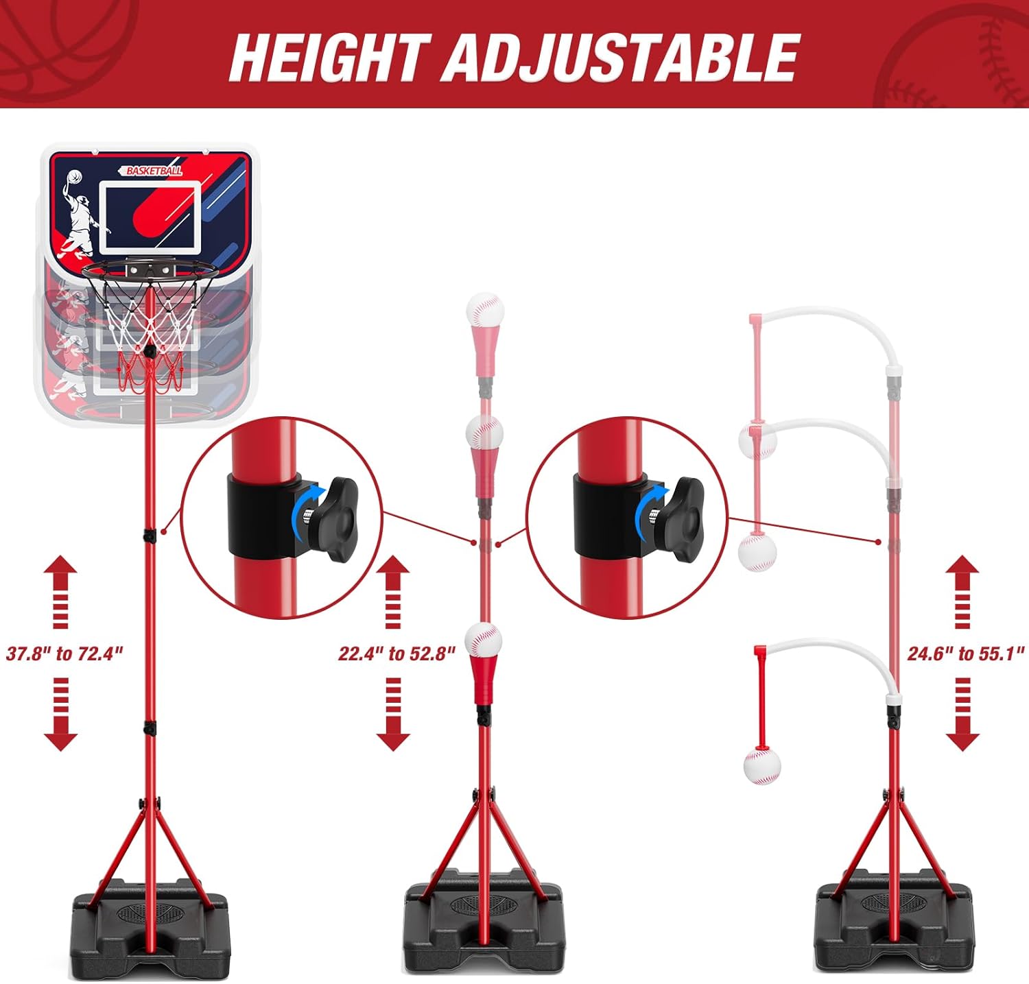 4-in-1 Kids Basketball Hoop &  - Kids Outdoor Fort recensie en prijs