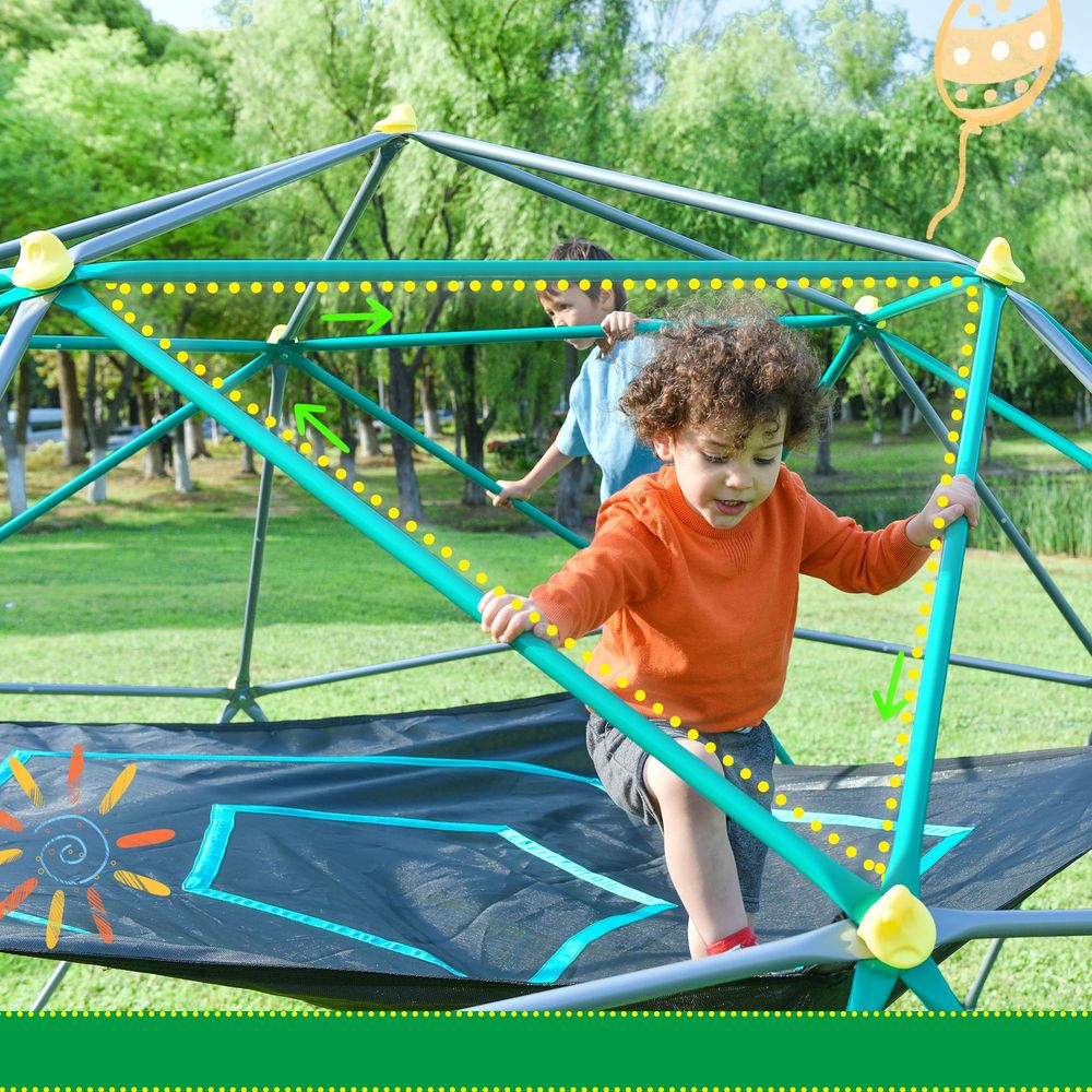 12FT Climbing Dome with Hammoc - Kids Outdoor Climbing Dome recensie en prijs