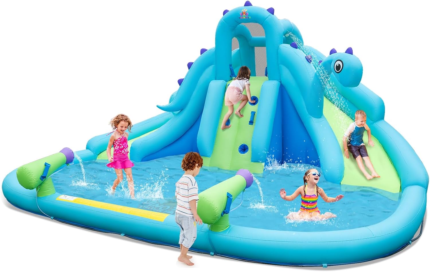 Inflatable Water Slide, Dinosa - Kids Outdoor Water Park recensie en prijs