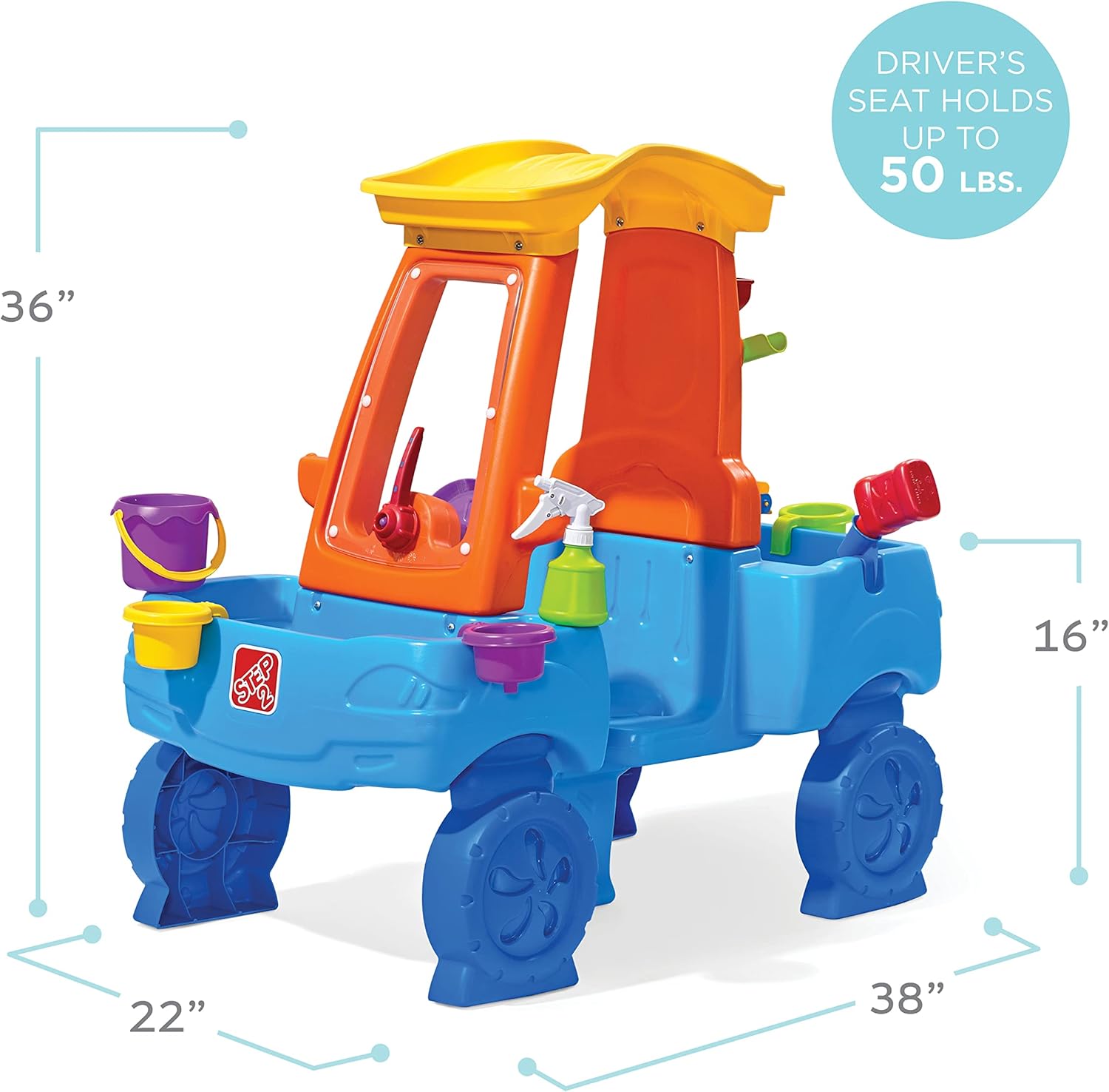 Step2 Car Wash Splash Center,  - Kids Outdoor Sensory Table recensie en prijs
