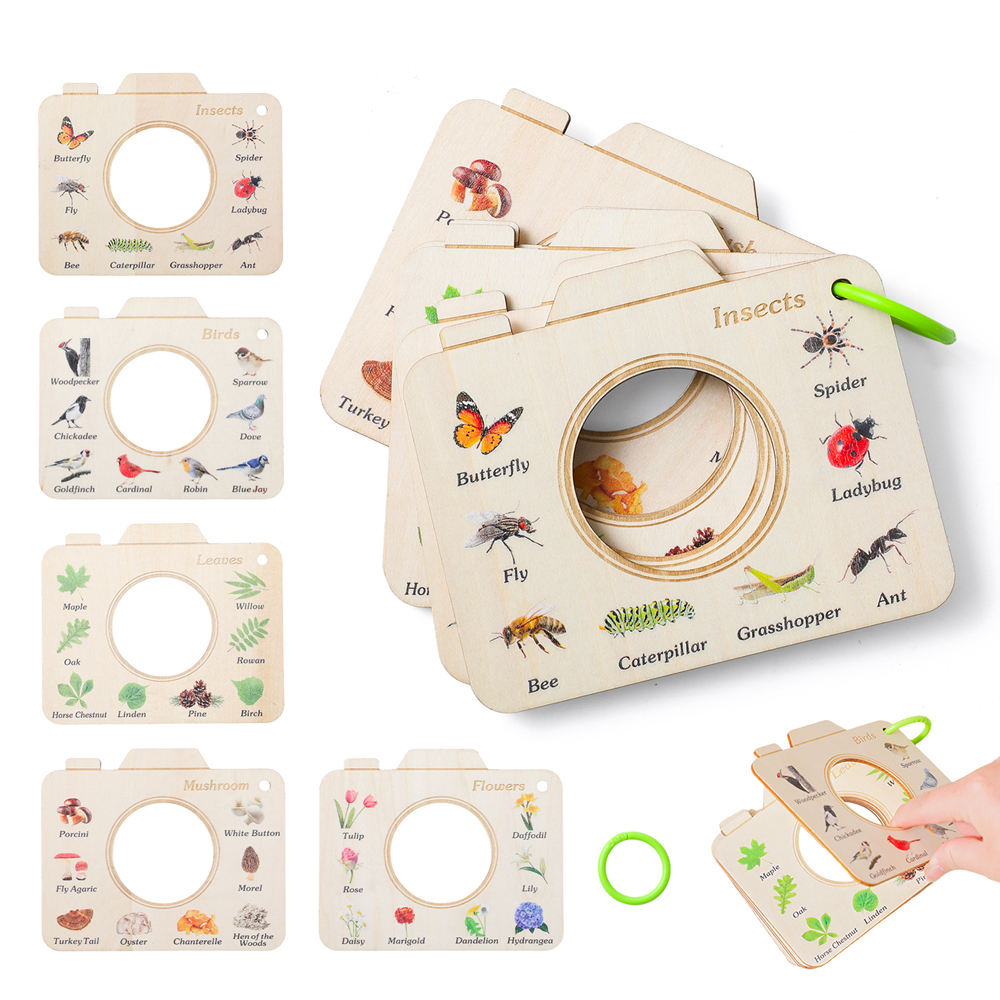 Wooden Camera Shape Nature Cog - Kids Outdoor Activity Set recensie en prijs