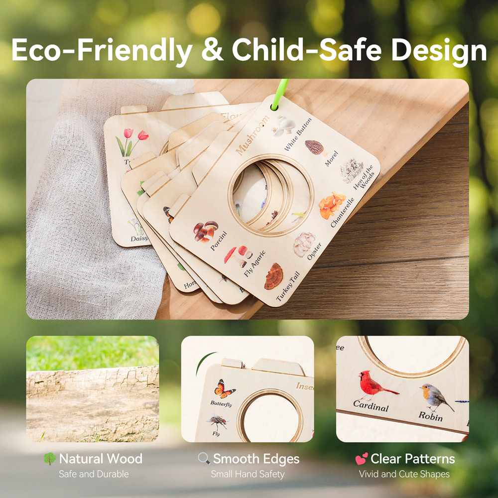 Wooden Camera Shape Nature Cog - Kids Outdoor Activity Set recensie en prijs