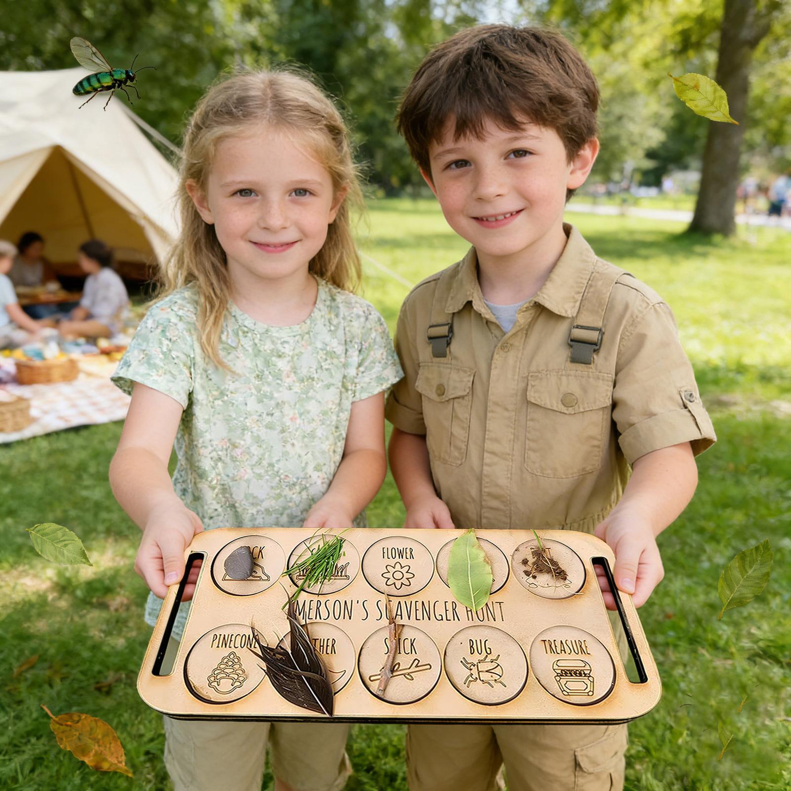 Scavenger Hunt for Kids Wooden - Kids Outdoor Scavenger Hunt recensie en prijs