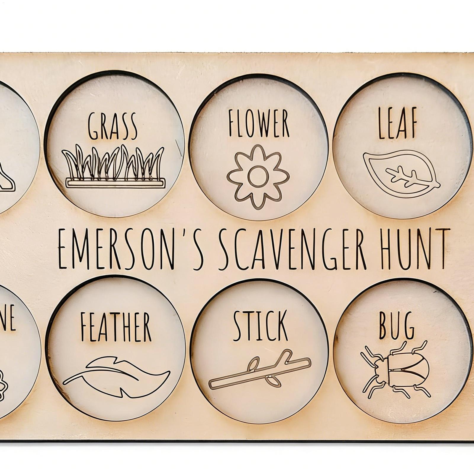Scavenger Hunt for Kids Wooden - Kids Outdoor Scavenger Hunt recensie en prijs