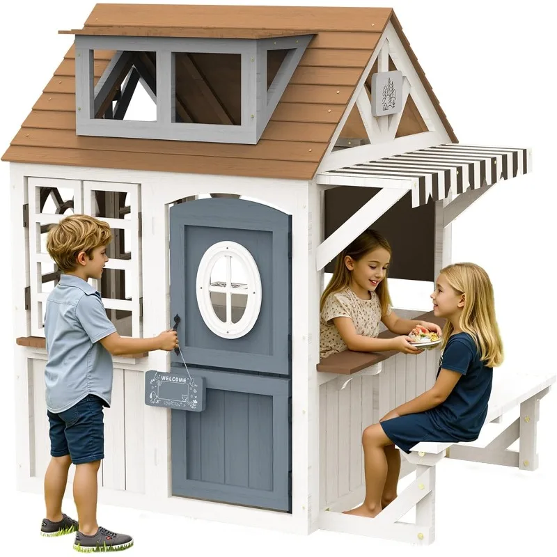 Albott Kids Outdoor Wooden Pla - Kids Outdoor Kitchen Set recensie en prijs