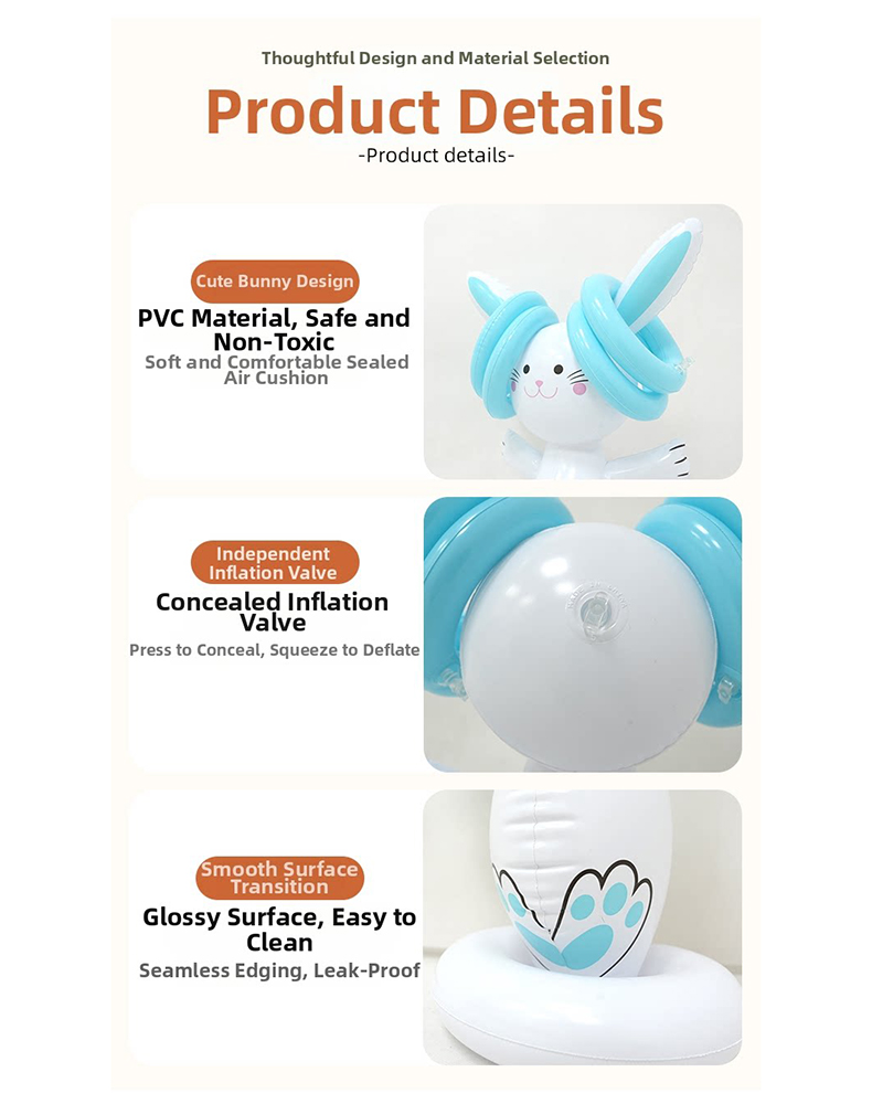 Easter Inflatable Bunny Ring T - Kids Outdoor Activity Set recensie en prijs