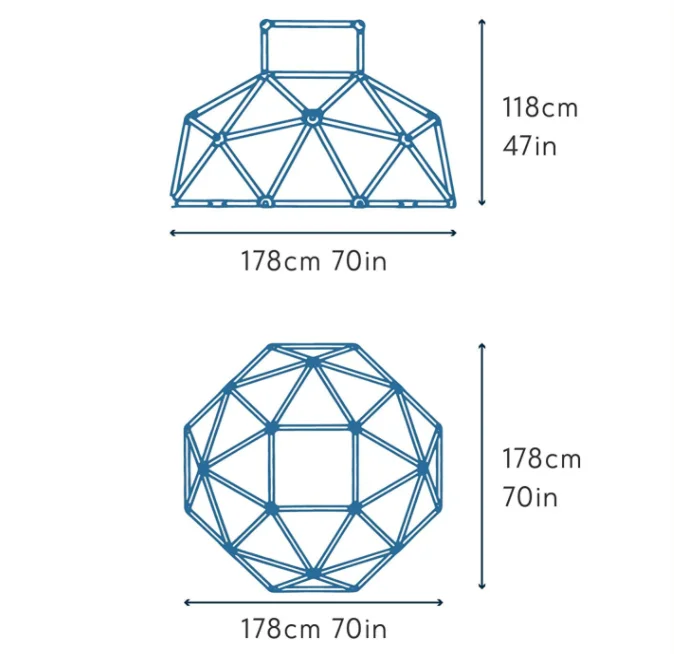 #For Active Outdoor Fun Jungle - Kids Outdoor Climbing Dome recensie en prijs