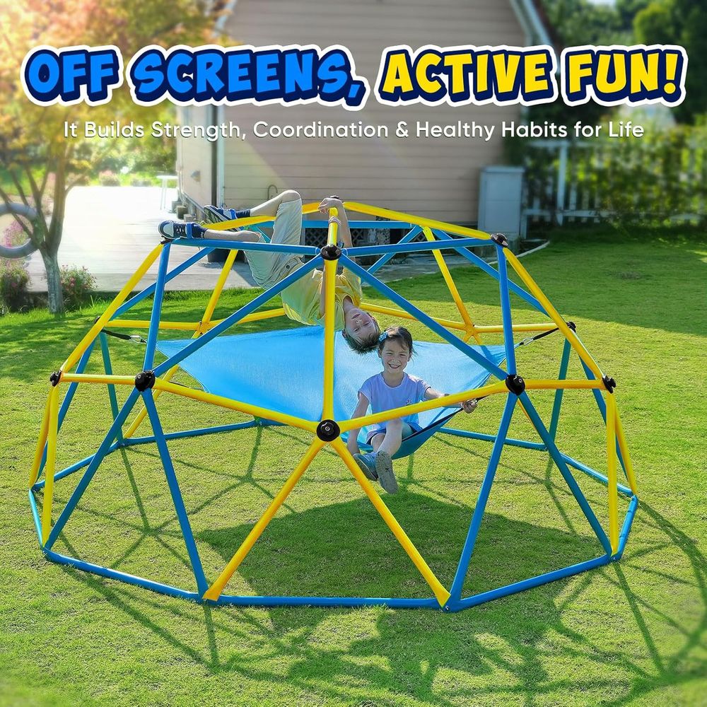 10T Climbing Dome with Hammock - Kids Outdoor Climbing Dome recensie en prijs
