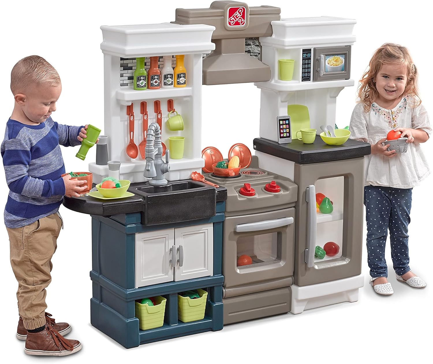 Modern Metro Kids Kitchen Play - Kids Outdoor Kitchen Set recensie en prijs